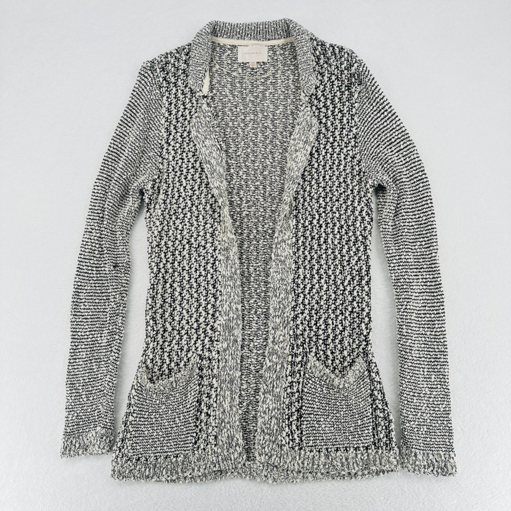 Skies Are Blue Anthropologie Open Knit Cardigan Small